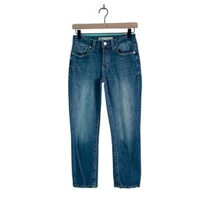 BKE Stella mid rise slim fit jeans size 25 medium wash stretch basic classic
